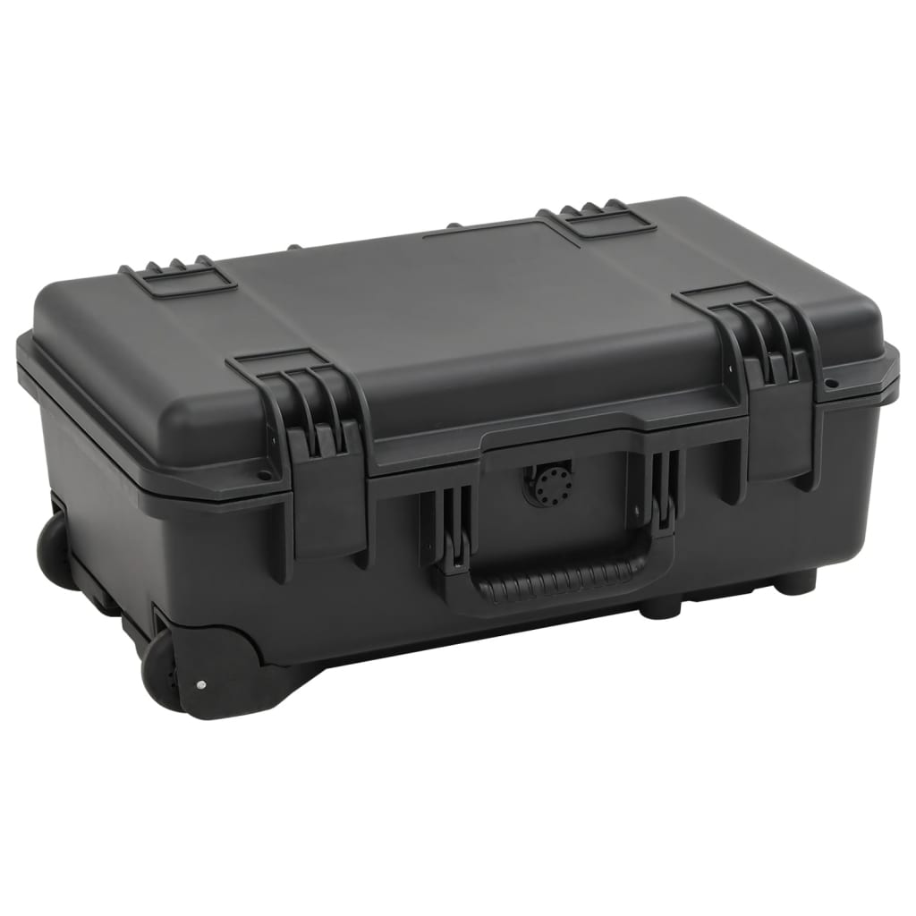 Koffer für Flugreise Tragbar Schwarz 55x35x22,5 cm PP Koffer für Flugreise Tragbar Schwarz 55x35x22,5 cm PP
