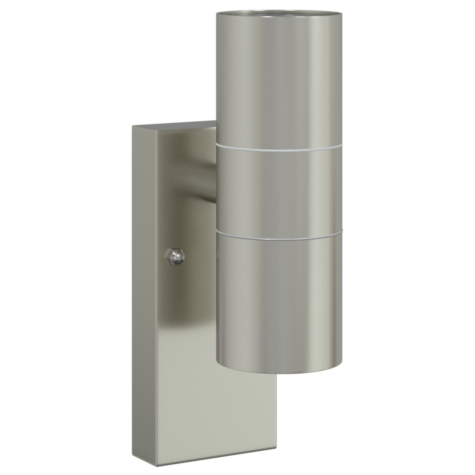 Außenwandleuchte Silber Edelstahl IP44