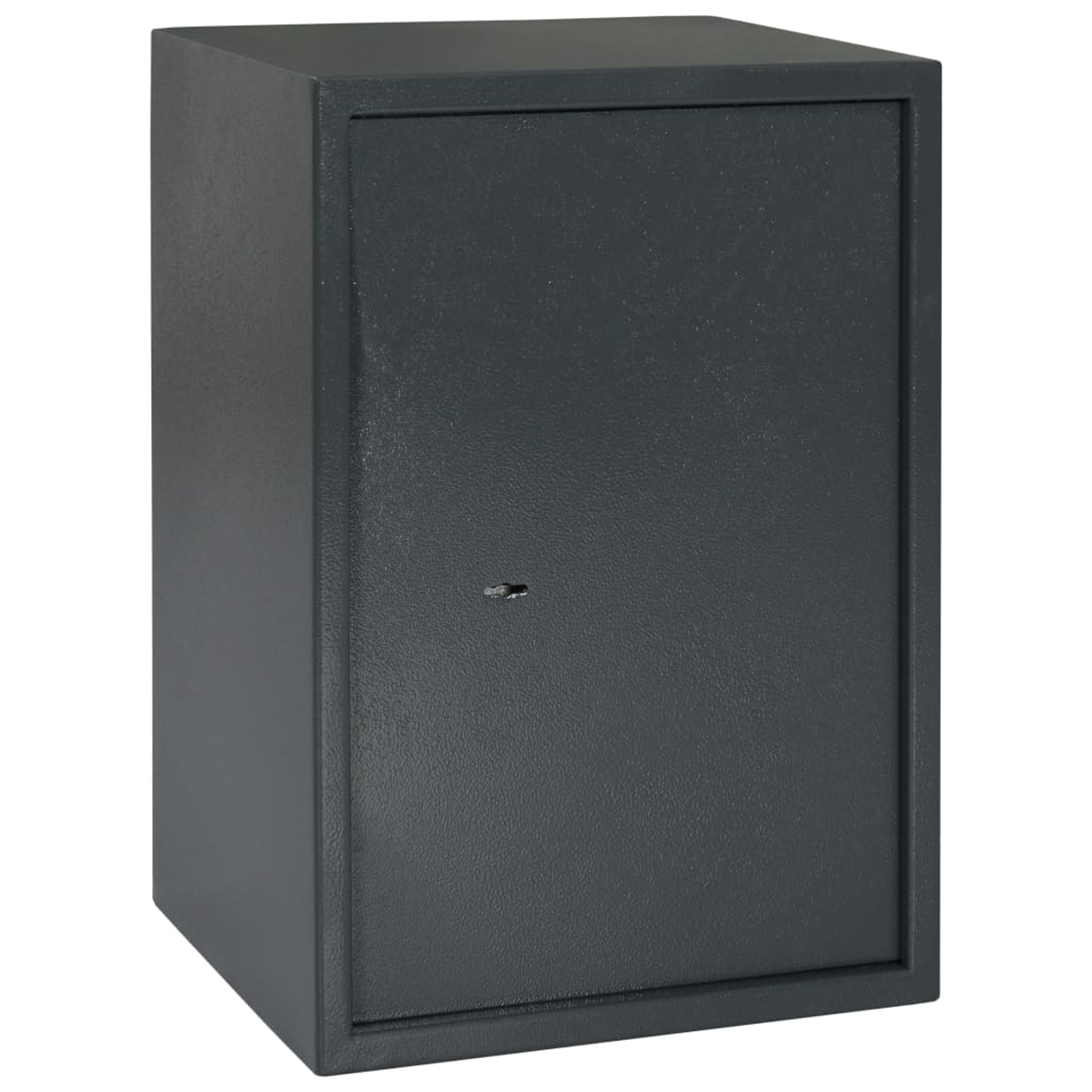 Safe Box mit Schlüsselschloss Dunkelgrau 31x35x50 cm Stahl