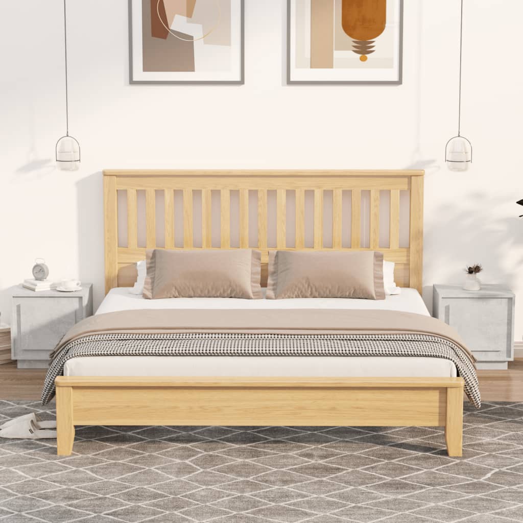 Nachttische 2 Stk. Betongrau 44x35x45 cm Holzwerkstoff