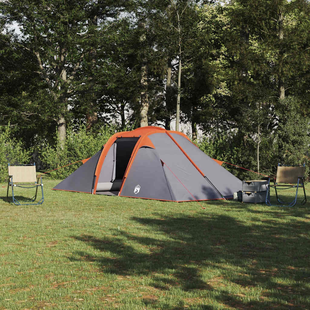 Zelt mit Dach Sonstiges Grau und Orange und Schwarz 510 x 240 x 156 cm