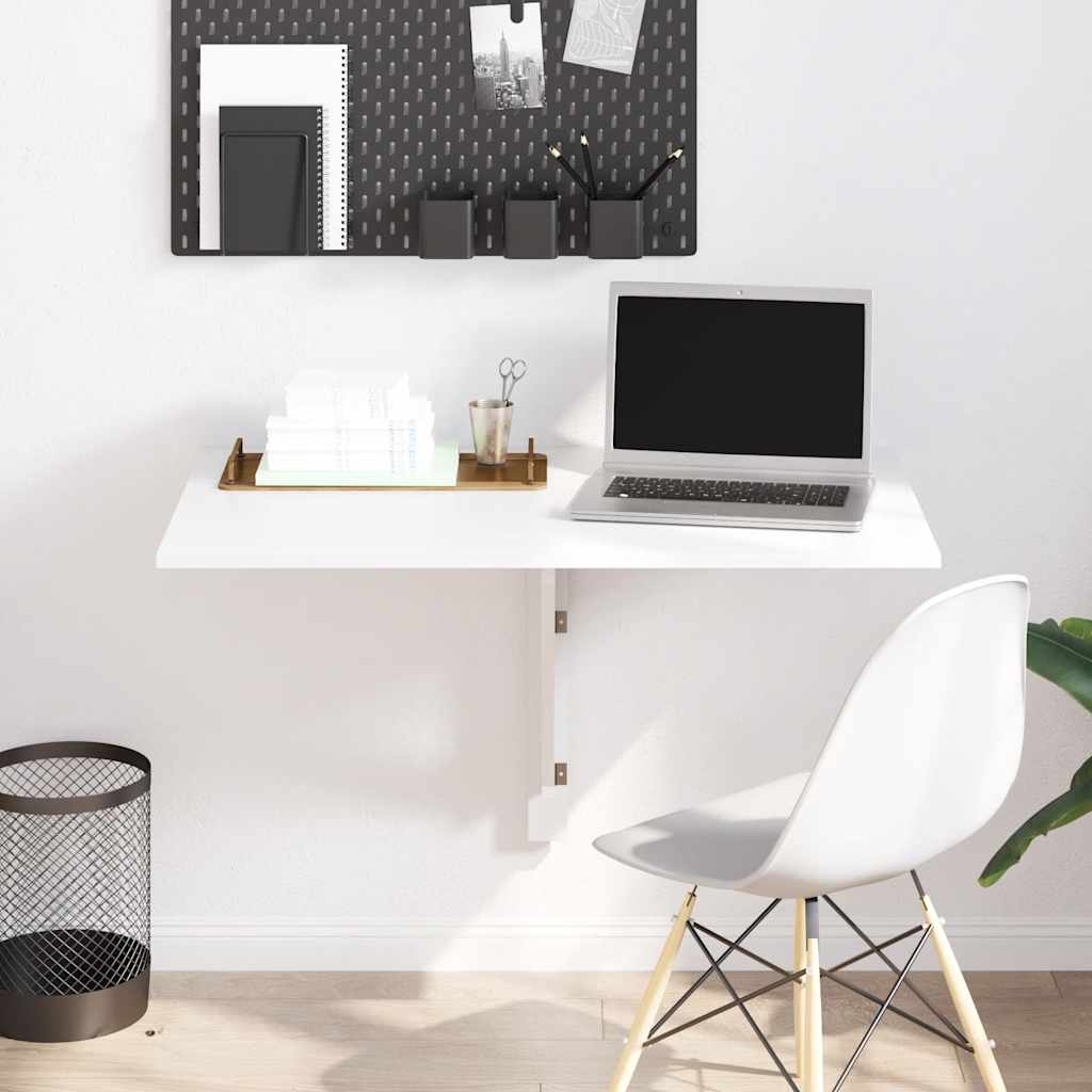 Wandklapptisch Weiß 100x60 cm
