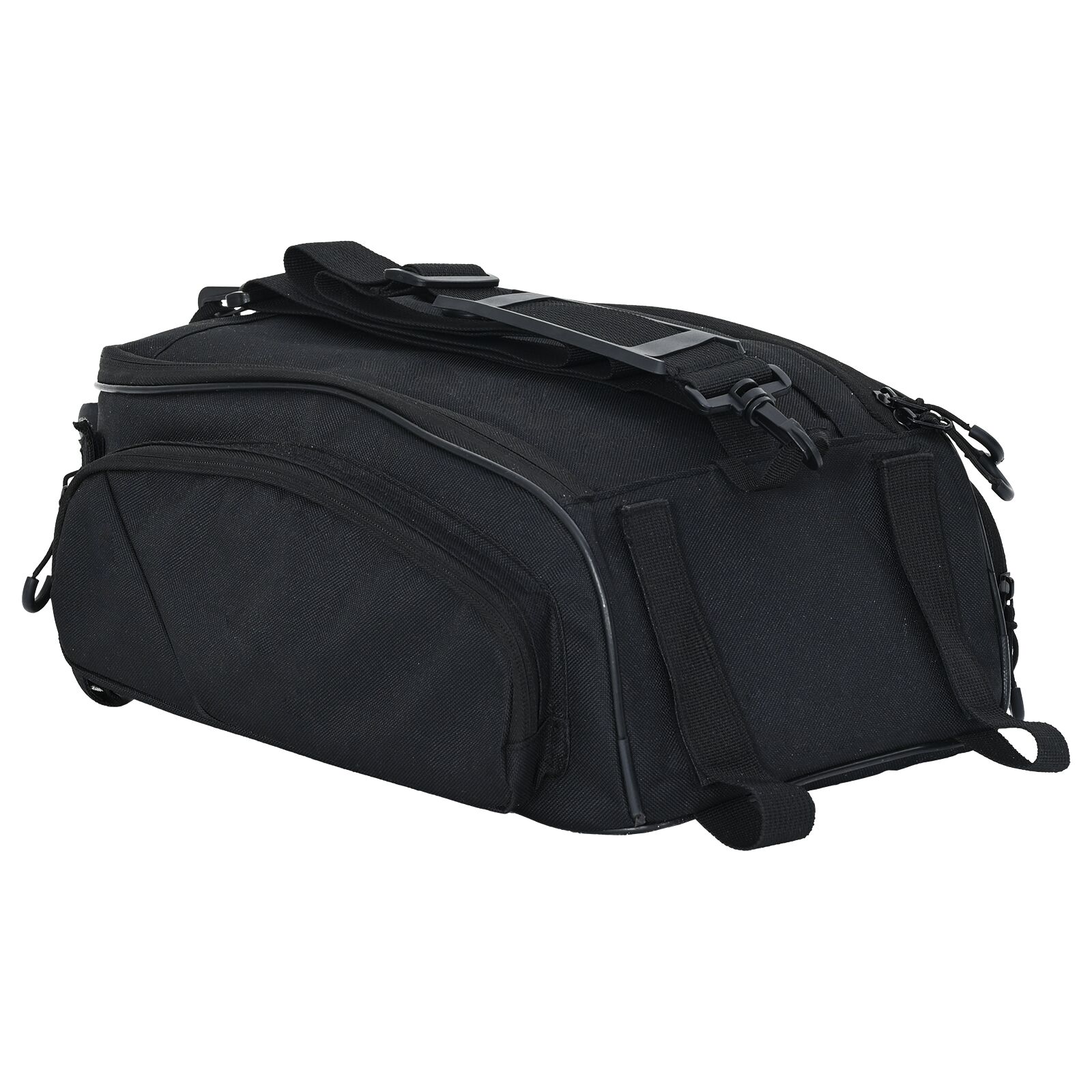 Fahrradtasche für Gepäckträger 12 L Schwarz 38x21x16 cm