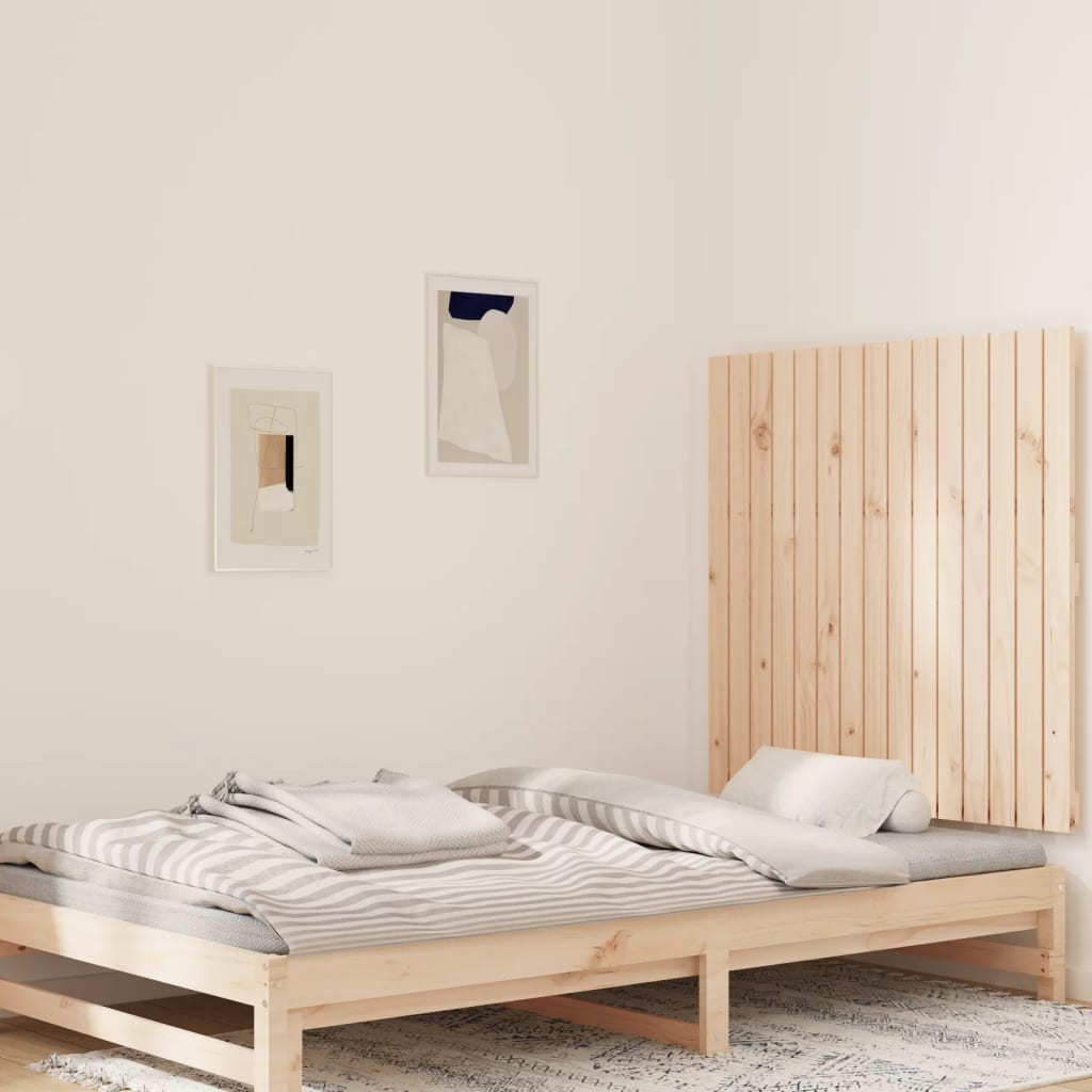 Wand-Kopfteil 95,5x3x90 cm Massivholz Kiefer