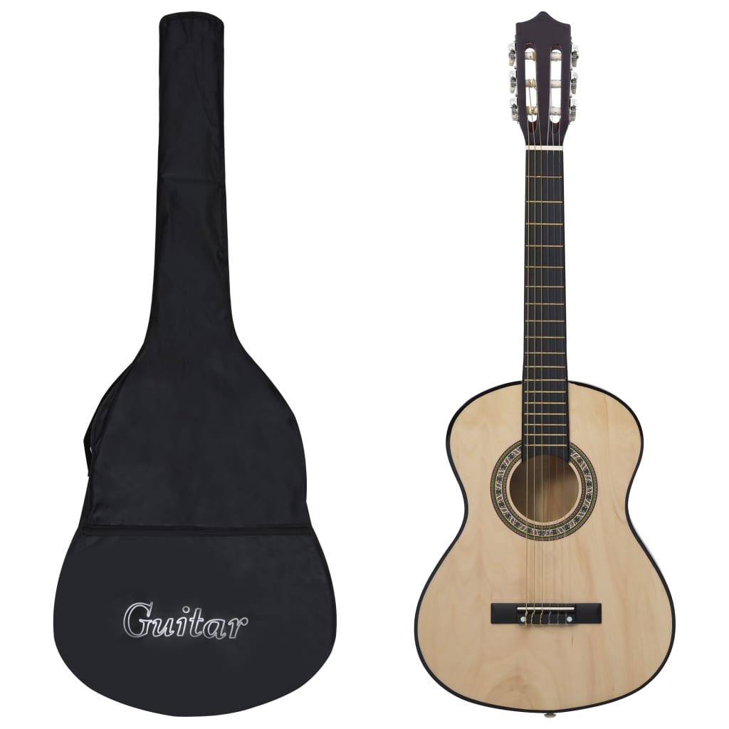 8-tlg. Klassische Gitarre für Kinder-Anfänger 1/2 34"