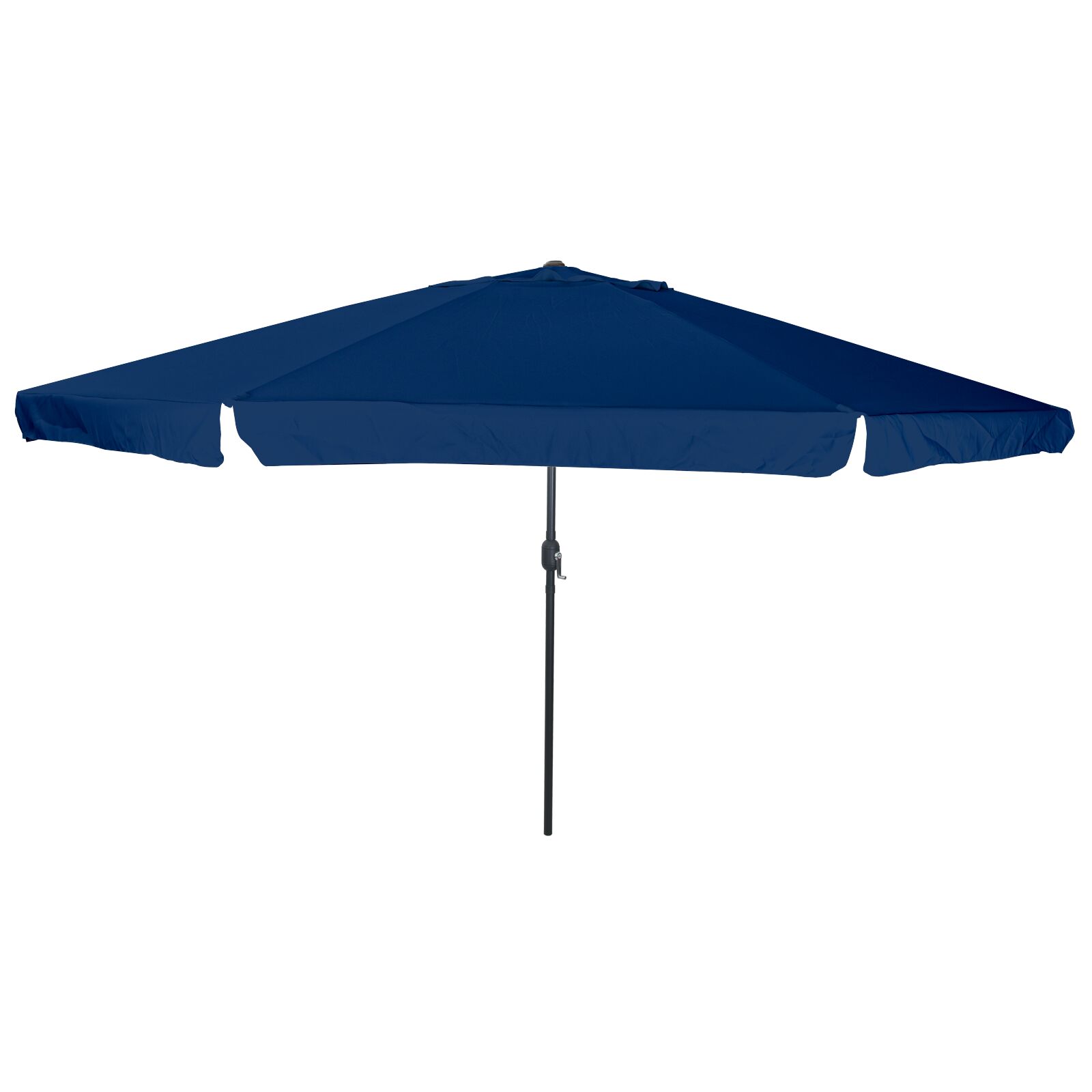 Gartenparasol Ø395x245 cm Azurblau