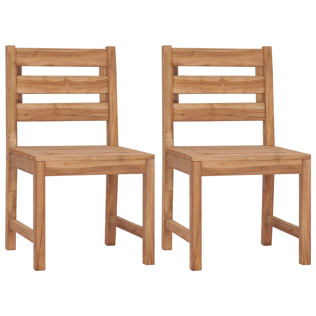 Gartenstühle 2 Stk. Massivholz Teak Gartenstühle 2 Stk. Massivholz Teak