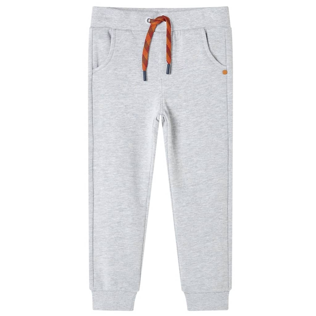 Kinder-Trainingshose Grau Melange 104