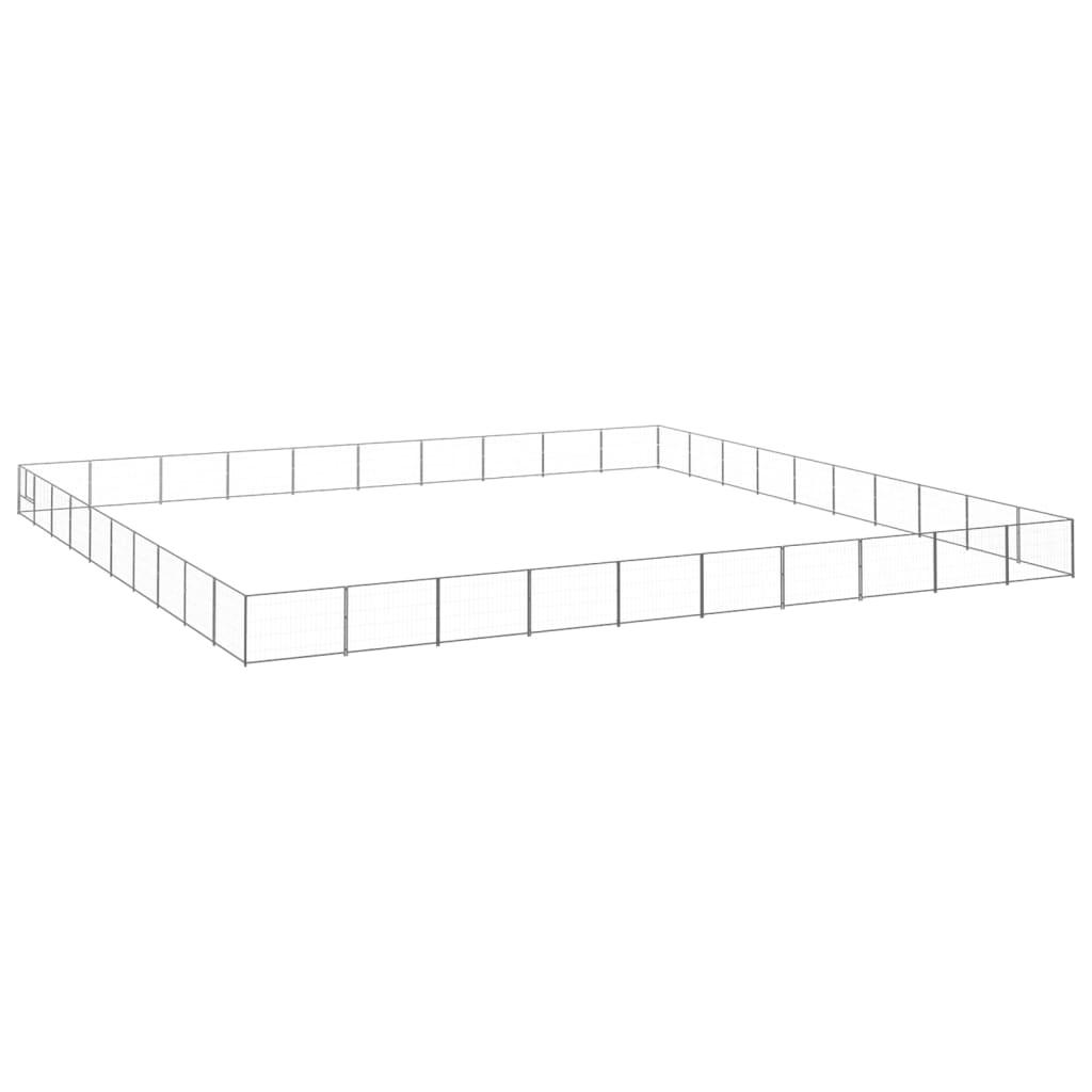 Hundezwinger Silbern 100 m² Stahl