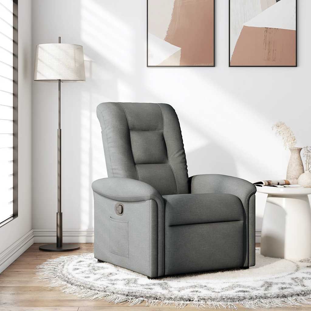 Relaxsessel Dunkelgrau Stoff