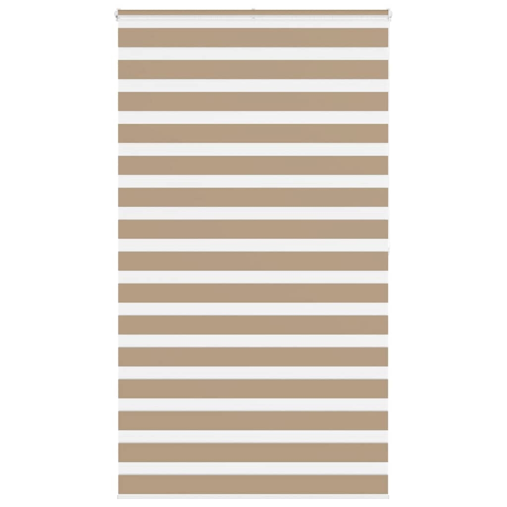 Zebrarollo Sandbraun 130x200 cm Stoffbreite 125,9 cm Polyester