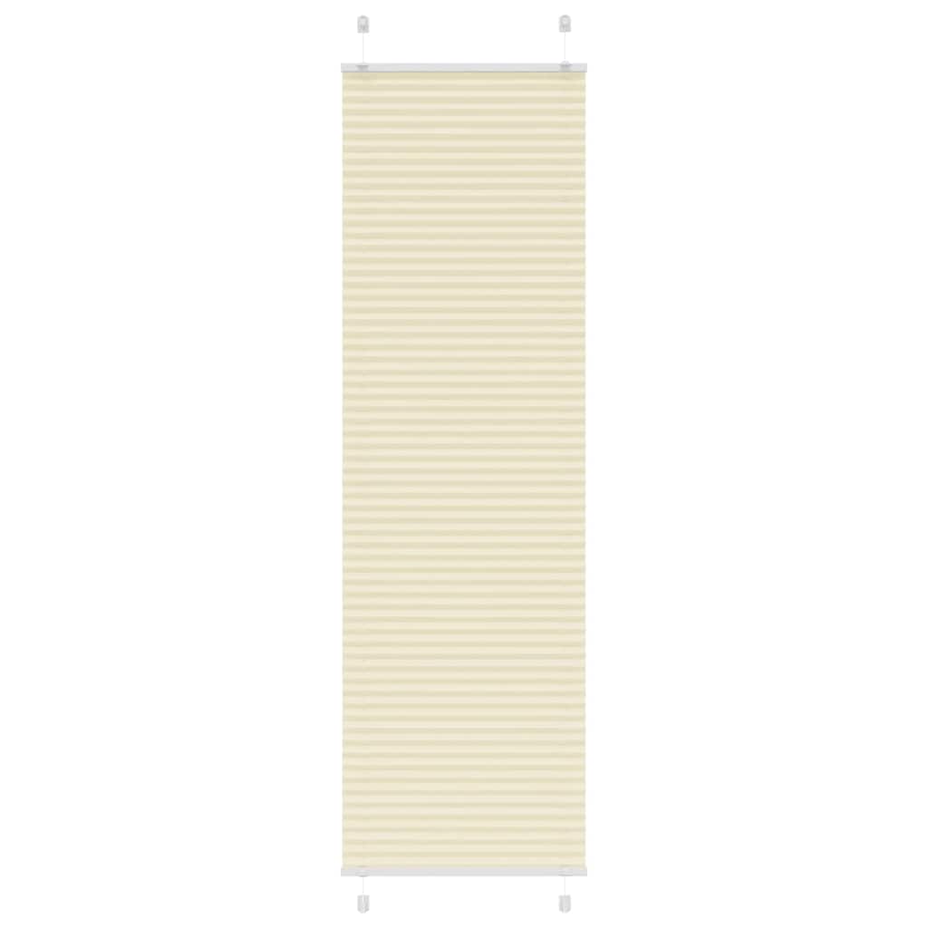 Plissee Creme 60x200 cm Stoffbreite 59,4 cm Polyester
