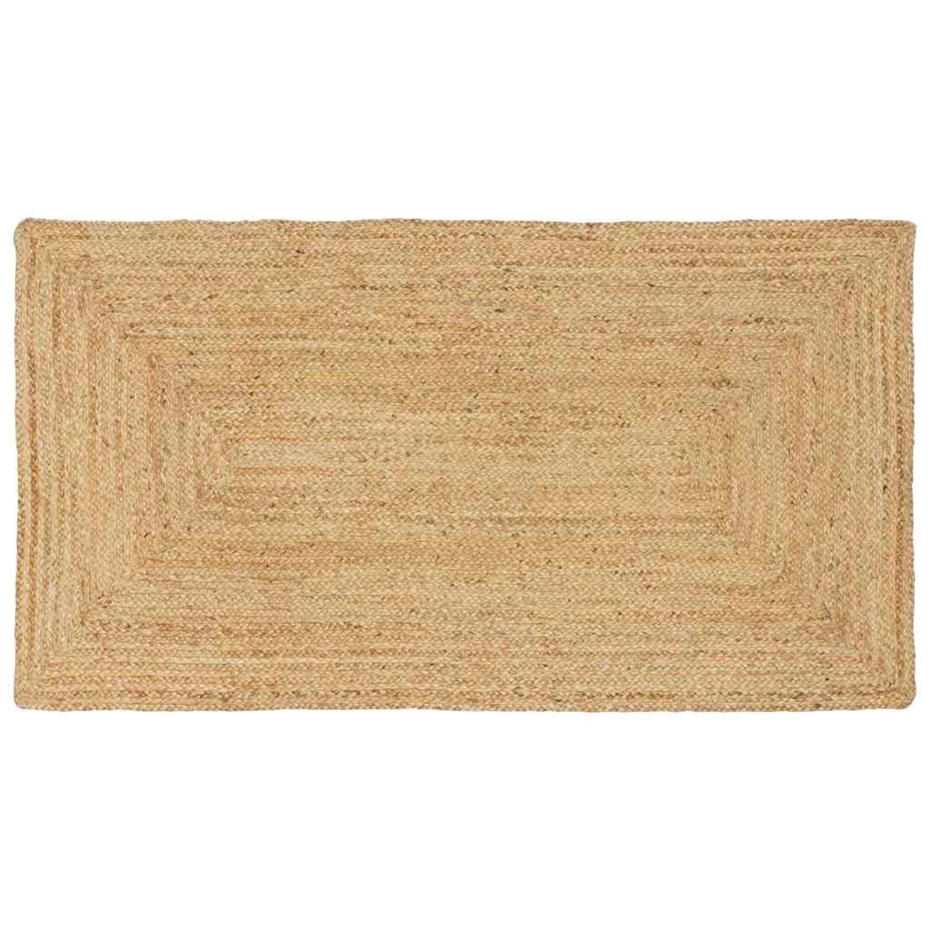 Teppich Beige 80 x 200 cm Jute