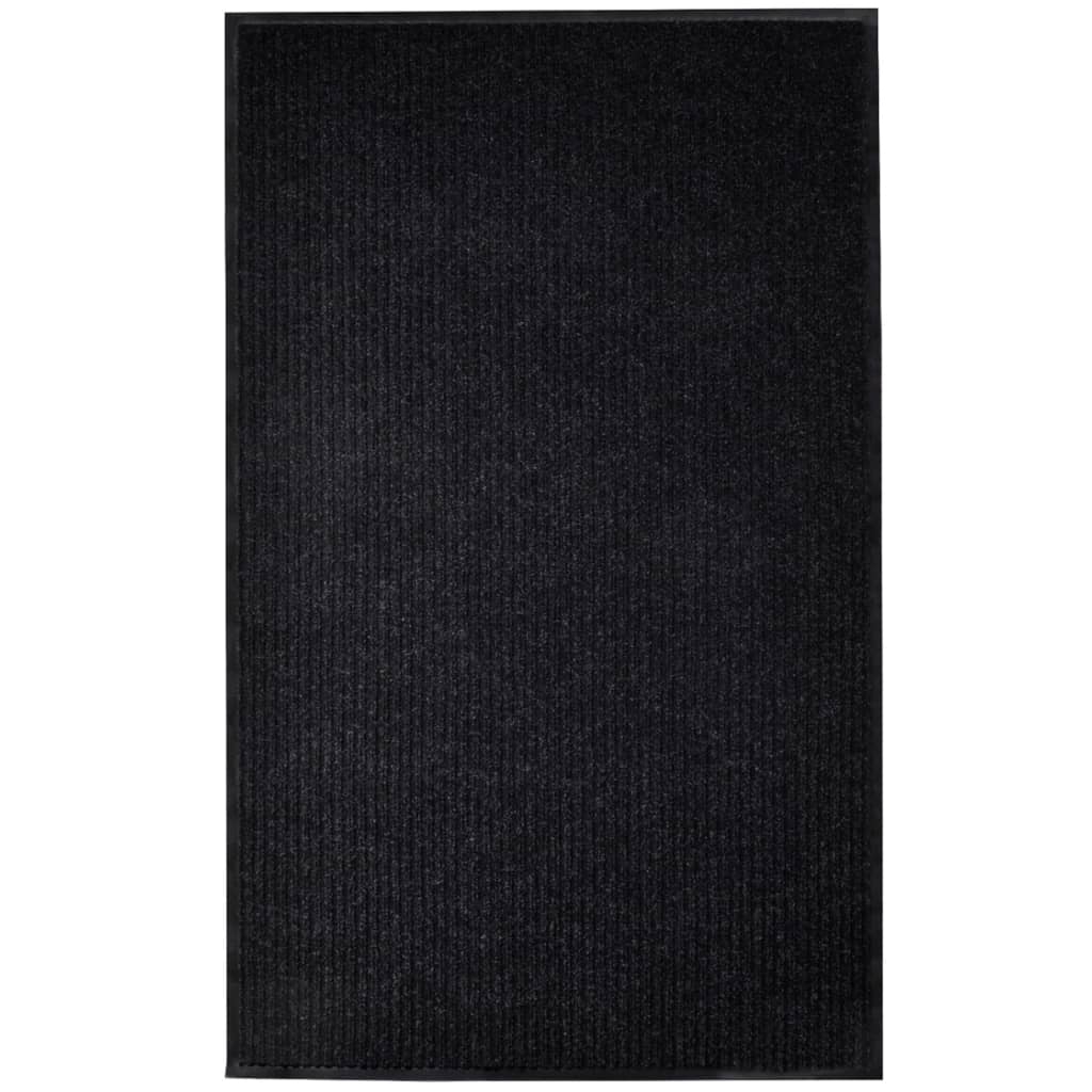 Türmatte Schwarz 117x220 cm PVC