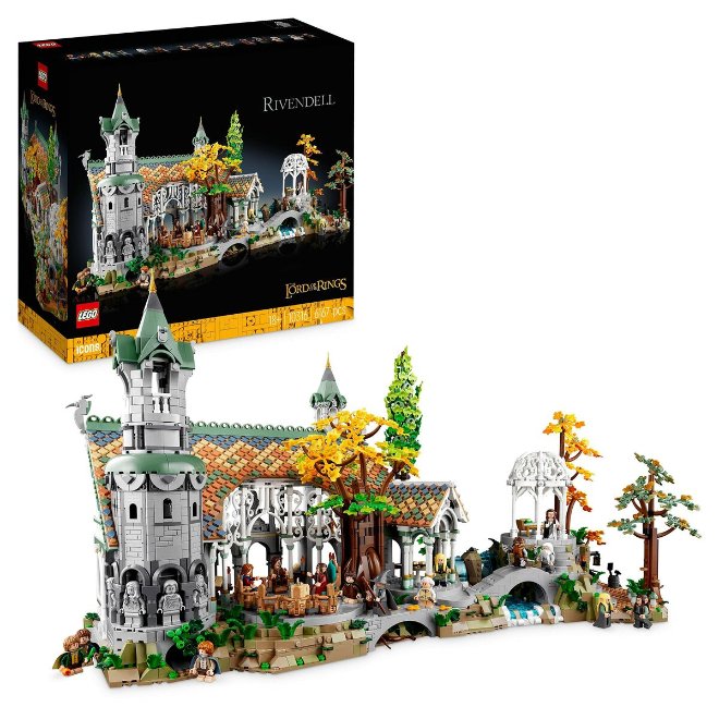 Playset Lego The Lord of the Rings: Rivendell 10316 6167 Stücke 72 x 39 x 50 cm Playset Lego The Lord of the Rings: Rivendell 10316 6167 Stücke 72 x 39 x 50 cm
