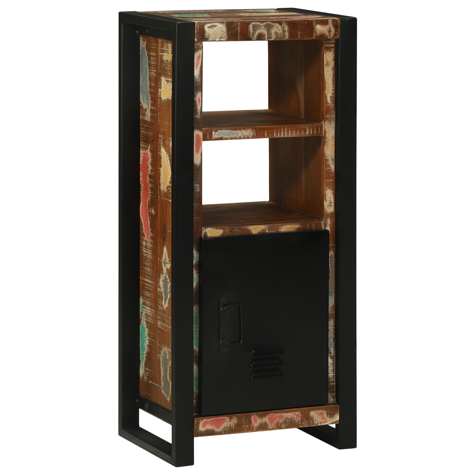 Badezimmer-Wand-Schrank 40x30x90 cm Massivholz Recyceltes