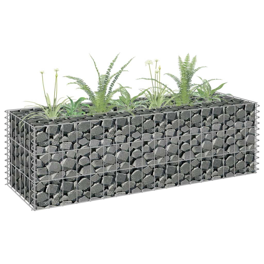 Gabionen-Hochbeet Verzinkter Stahl 90×30×30 cm Gabionen-Hochbeet Verzinkter Stahl 90×30×30 cm
