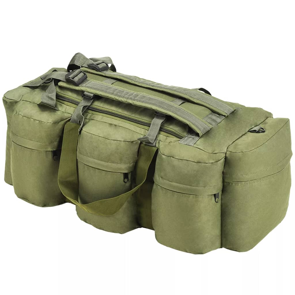 3-in-1 Seesack Armee-Stil 90 L Olivgrün 3-in-1 Seesack Armee-Stil 90 L Olivgrün