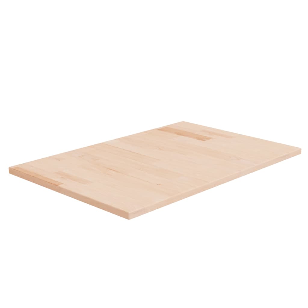 Waschtischplatte 60x40x1,5 cm Massivholz Unbehandelt