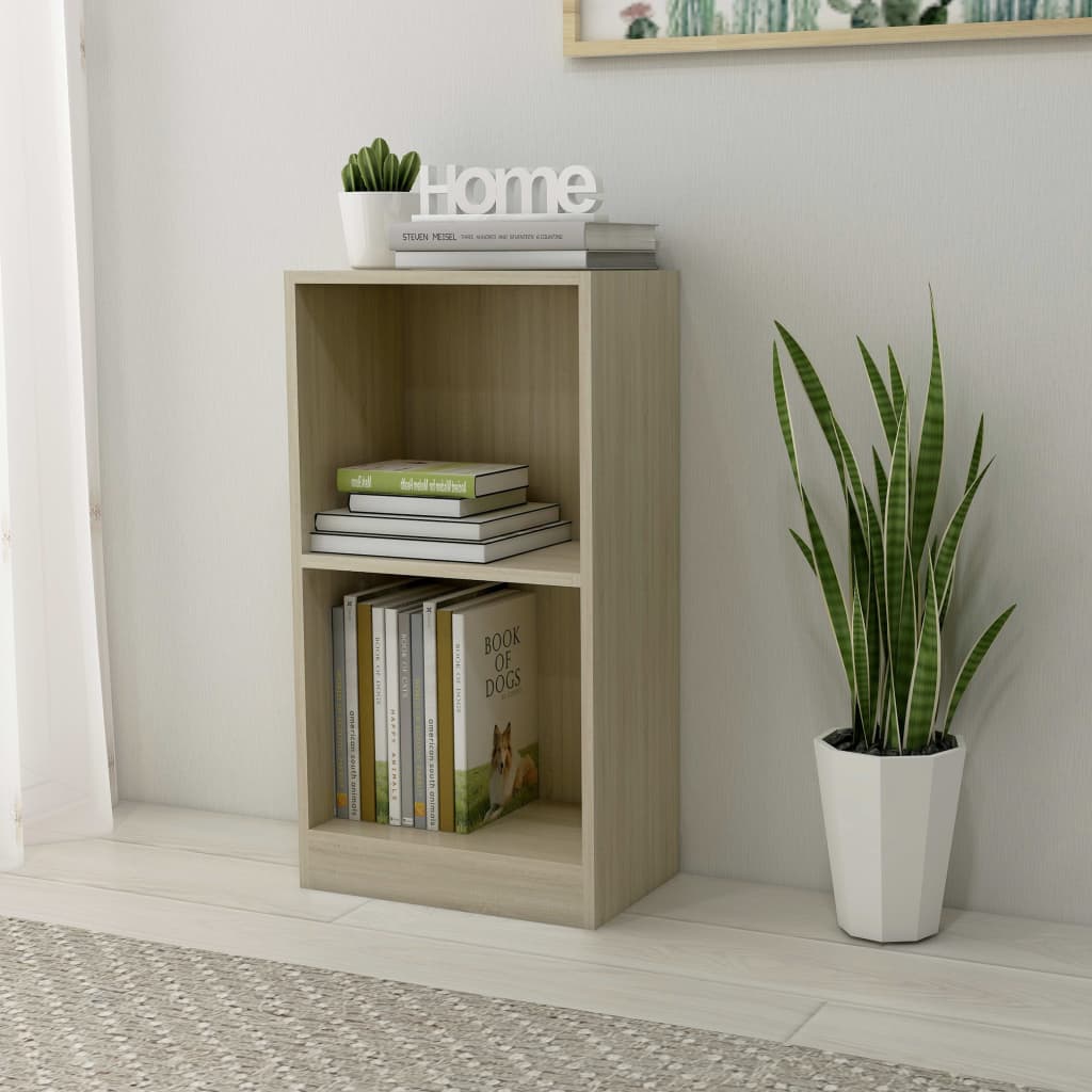 Bücherregal Sonoma-Eiche 40x24x75 cm Holzwerkstoff