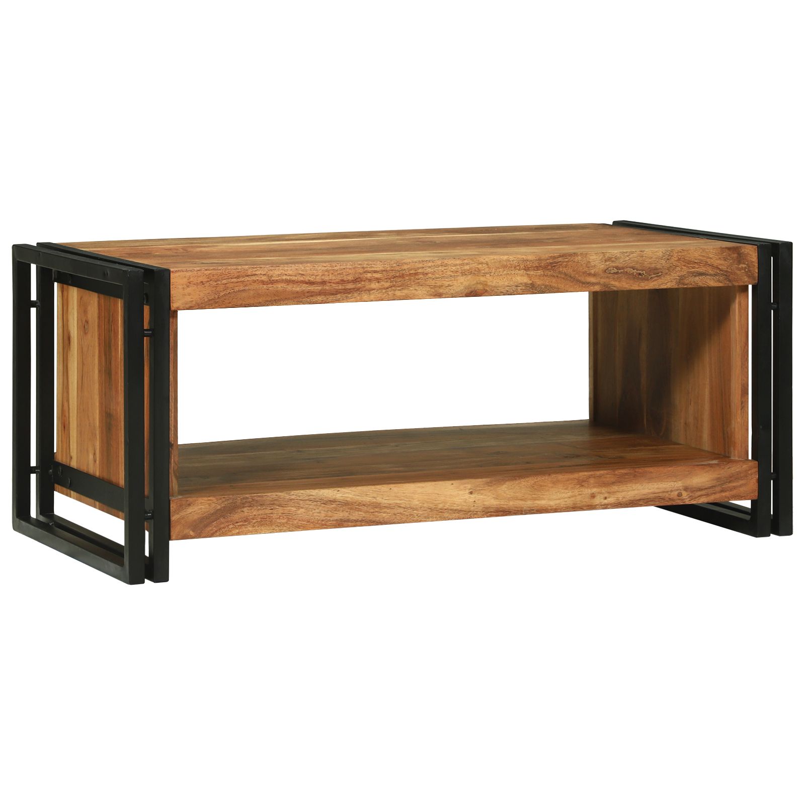 Couchtisch 90x50x38 cm Massivholz Akazie
