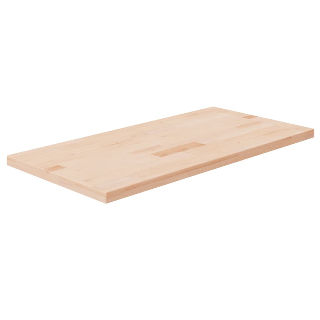 Waschtischplatte 80x40x2,5cm cm Massivholz Unbehandelt