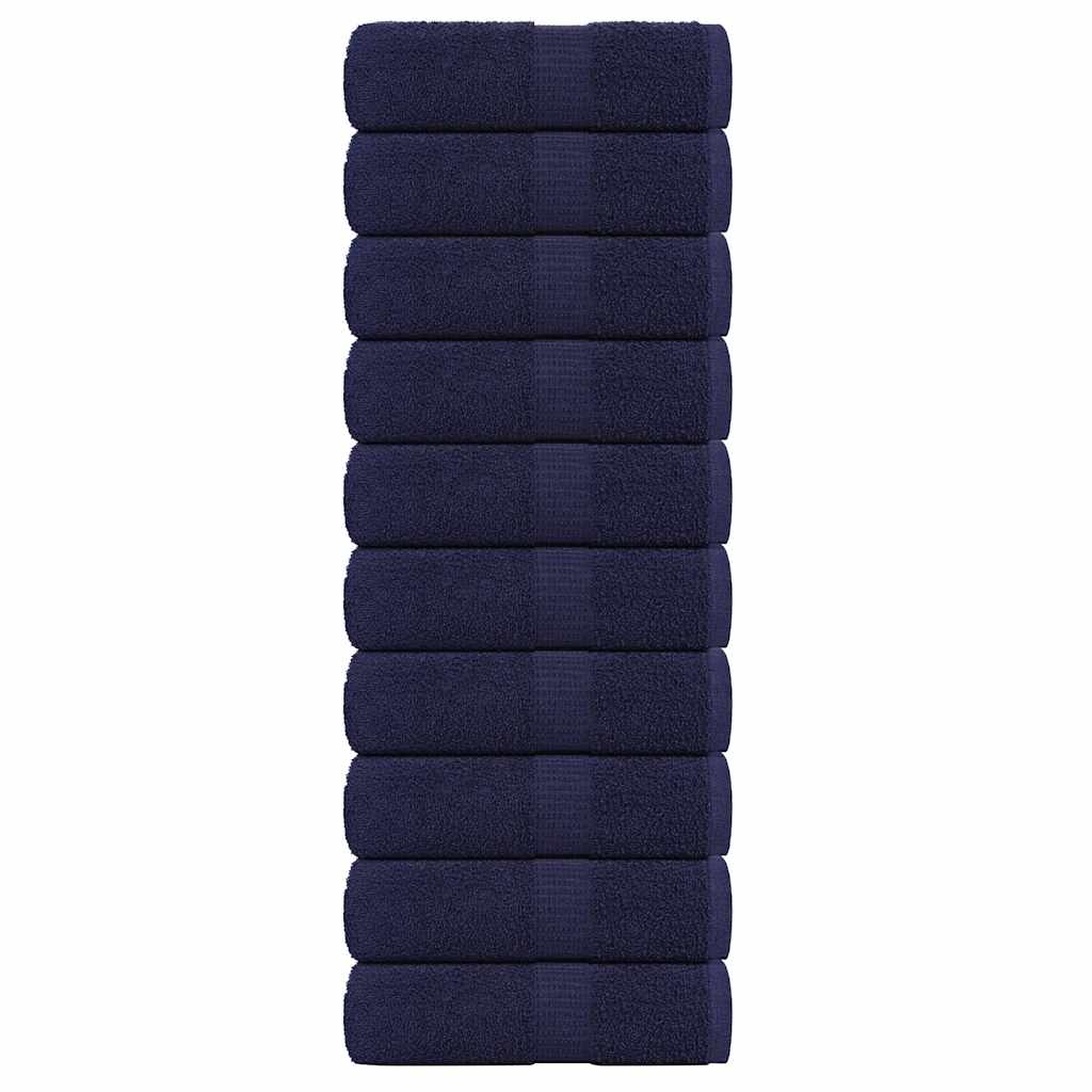 Seiftücher 10 Stk. Marineblau 30x30 cm 360 g/m² 100% Baumwolle
