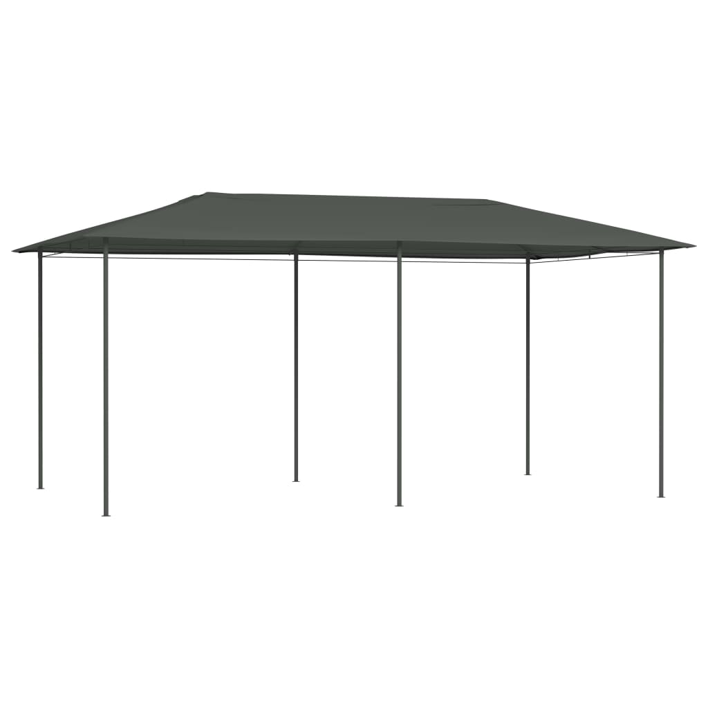 Pavillon 3x6x2,6 m Anthrazit 160 g/m²