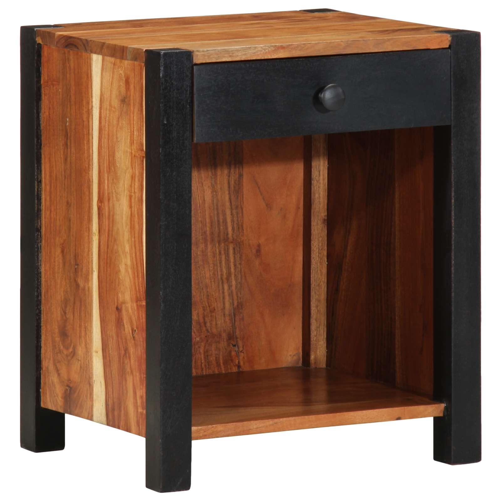 Nachtkonsole 40x35x50 cm Massivholz Akazie