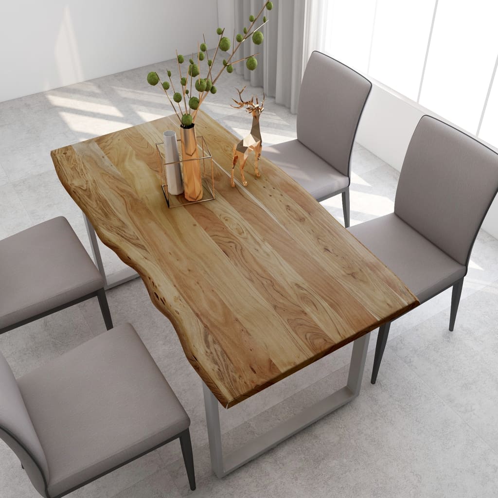 Esstisch 154x80x76 cm Massivholz Akazie
