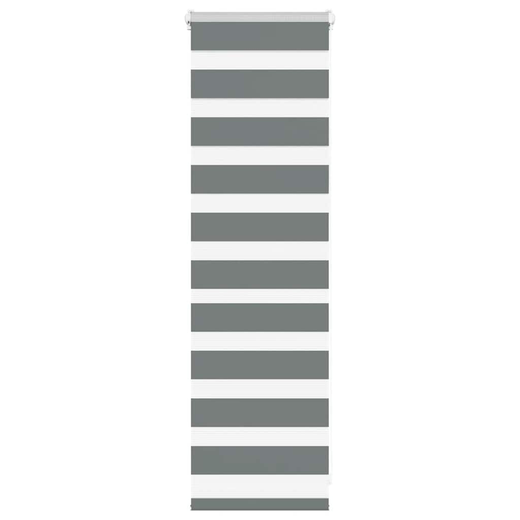 Zebrarollo Dunkelgrau 50x100 cm Stoffbreite 45,9 cm Polyester