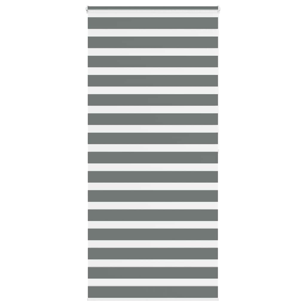 Zebrarollo Dunkelgrau 95x200 cm Stoffbreite 90,9 cm Polyester