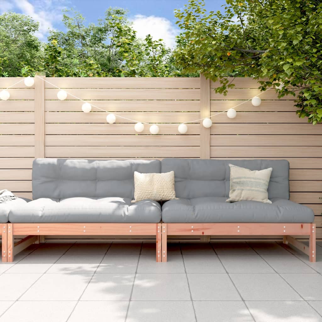 Garten-Mittelsofas 2 Stk. 120x80 cm Massivholz Douglasie Garten-Mittelsofas 2 Stk. 120x80 cm Massivholz Douglasie