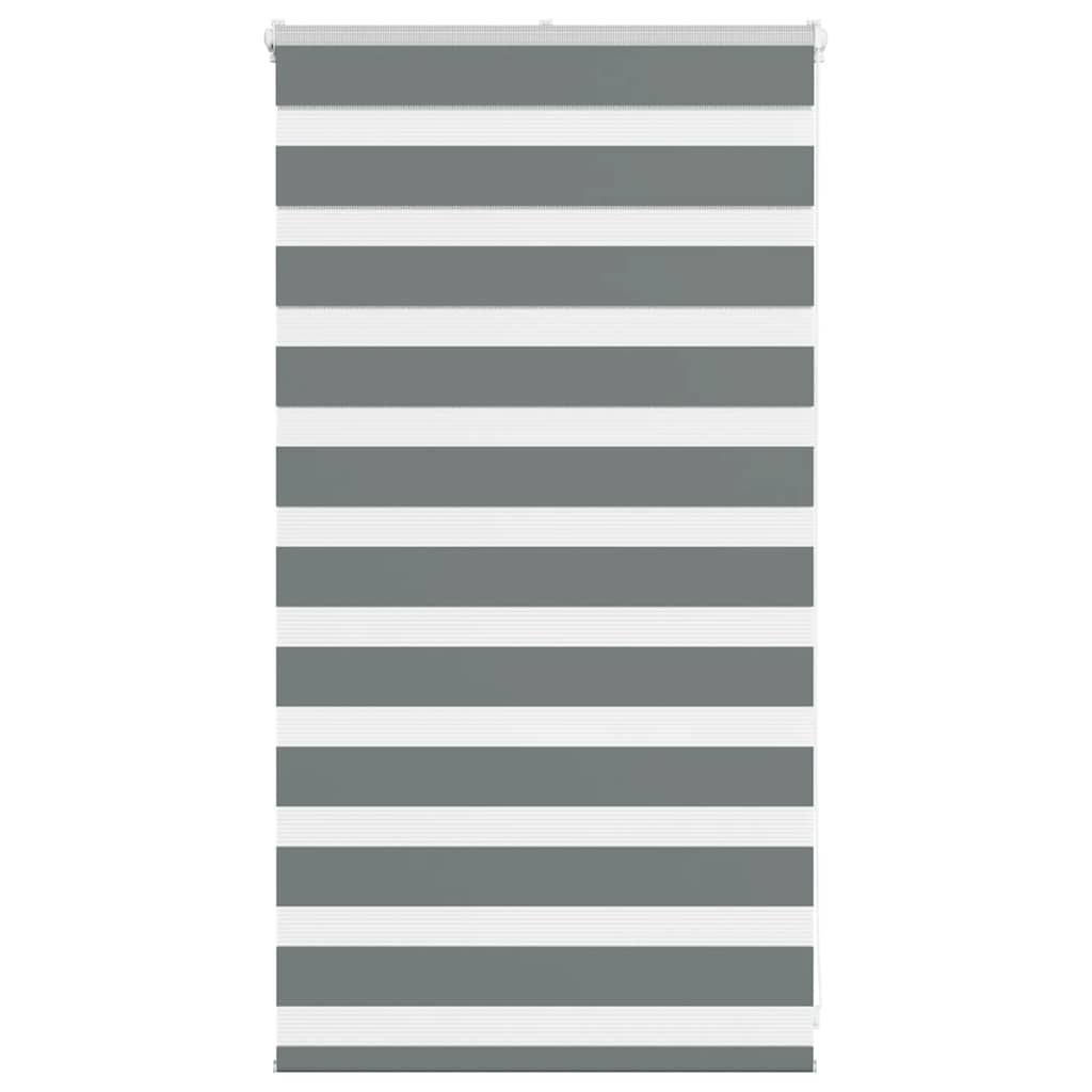 Zebrarollo Dunkelgrau 80x100 cm Stoffbreite 75,9 cm Polyester