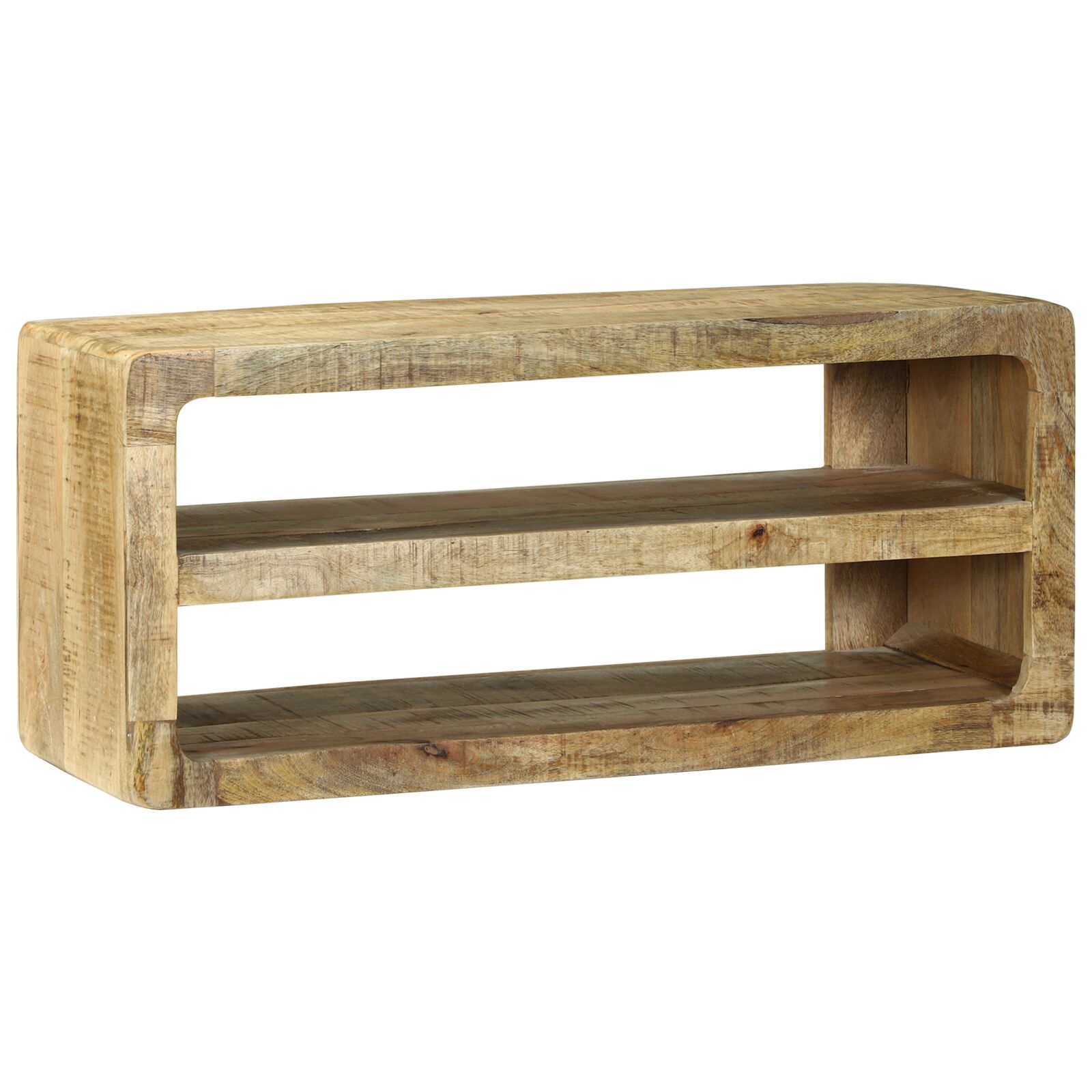 TV-Schrank 80x32x36 cm Massivholz Mango