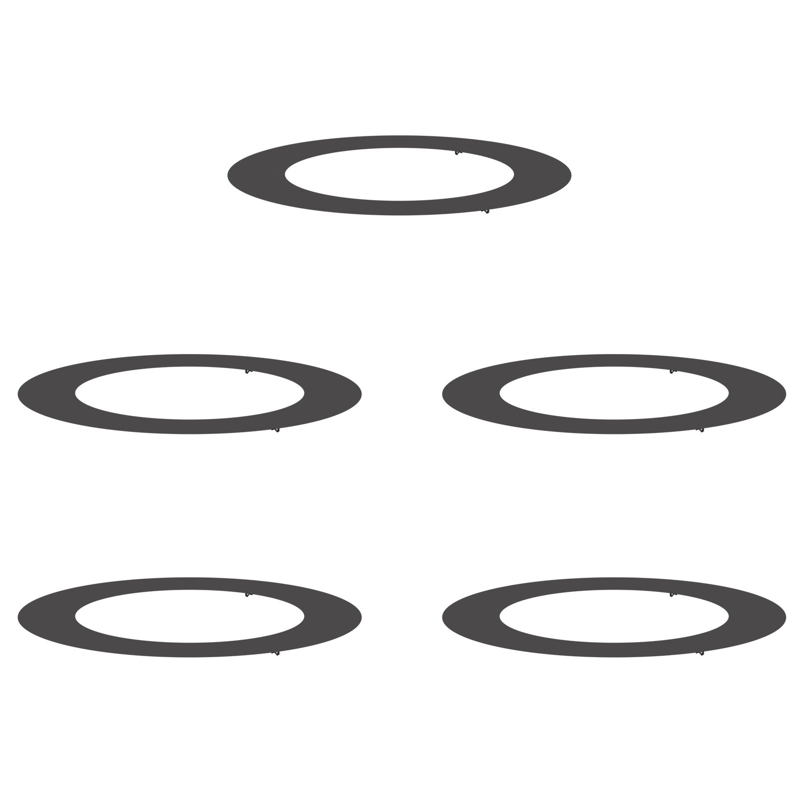 Kunststoff Pflanzset Schwarz Kunststoff 90 cm Durchmesser