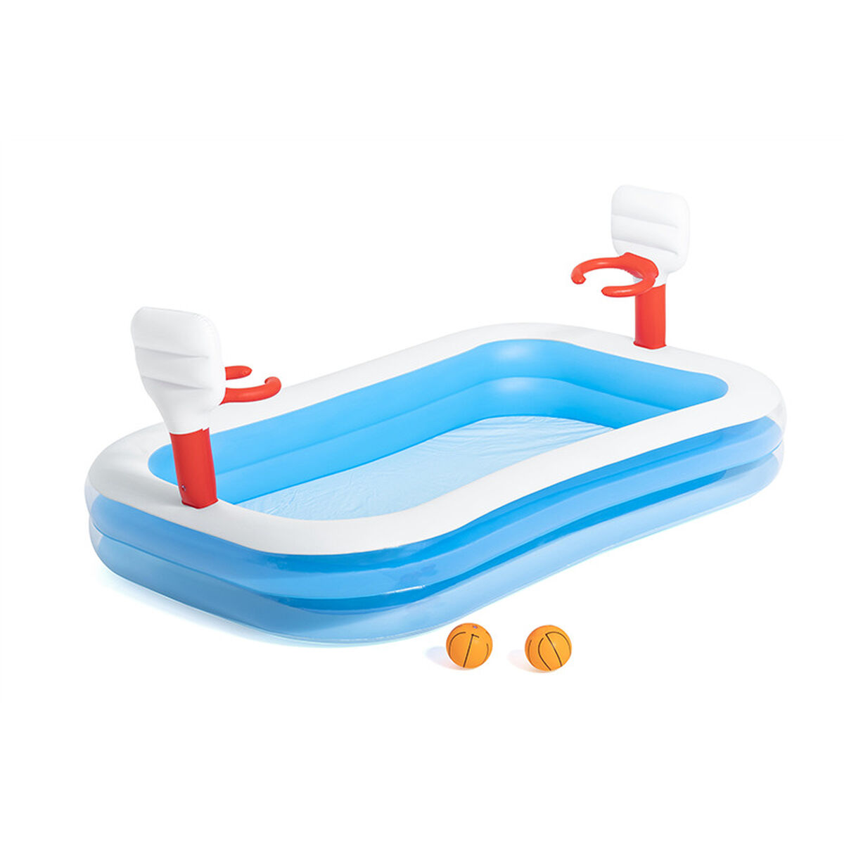 Bestway Aufblasbares Kinderpool Spiel Basketball 251x168x102 cm +3 Jahre Garten 54122 Bestway Aufblasbares Kinderpool Spiel Basketball 251x168x102 cm +3 Jahre Garten 54122