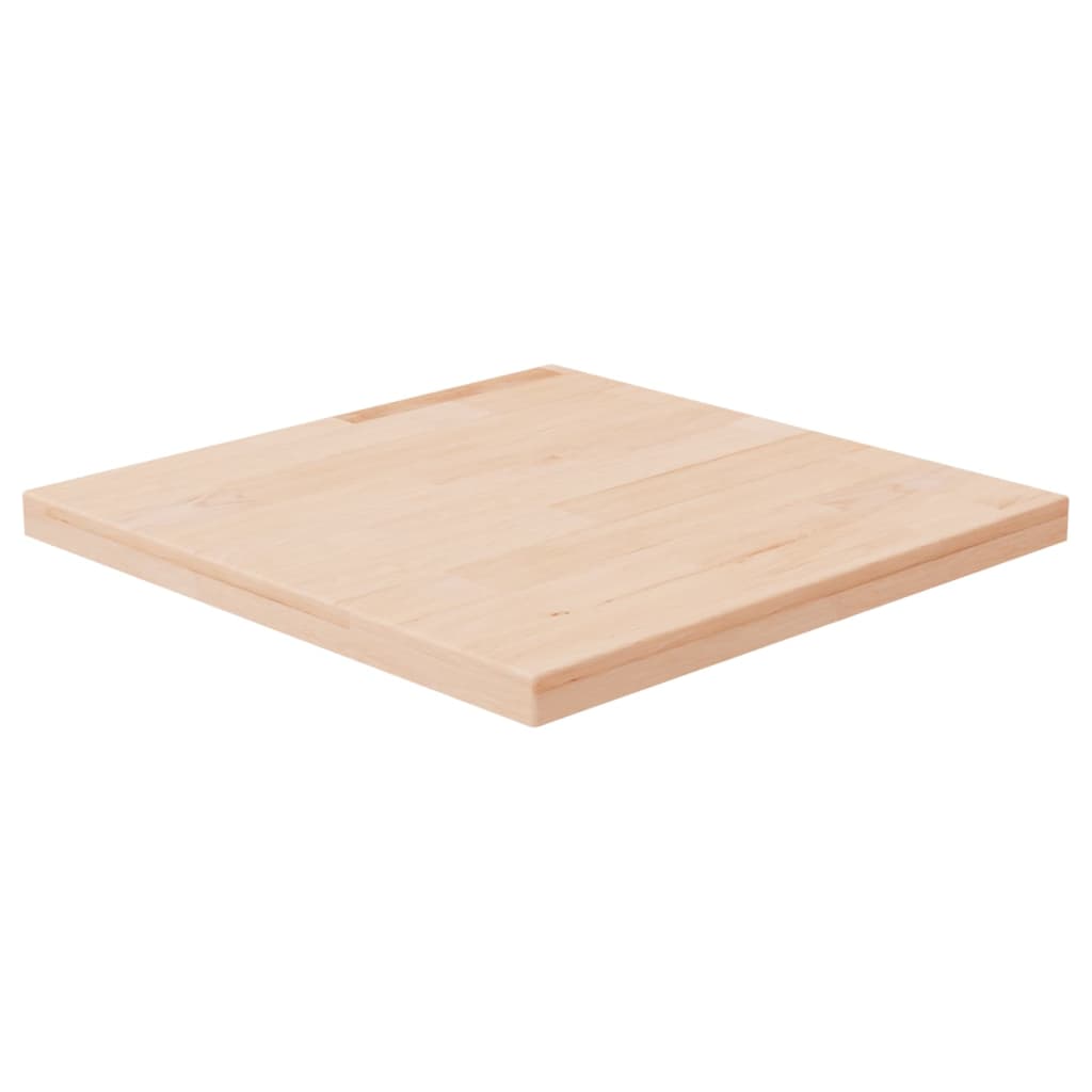 Tischplatte Quadratisch 40x40x2,5 cm Eichenholz Unbehandelt