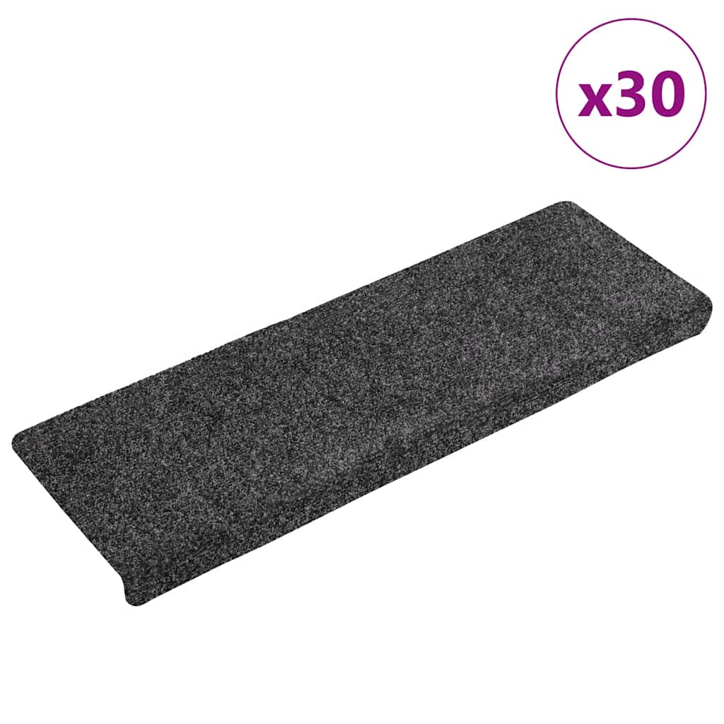 Stufenmatten Selbstklebend 30 Stk. Grau 65x21x4 cm