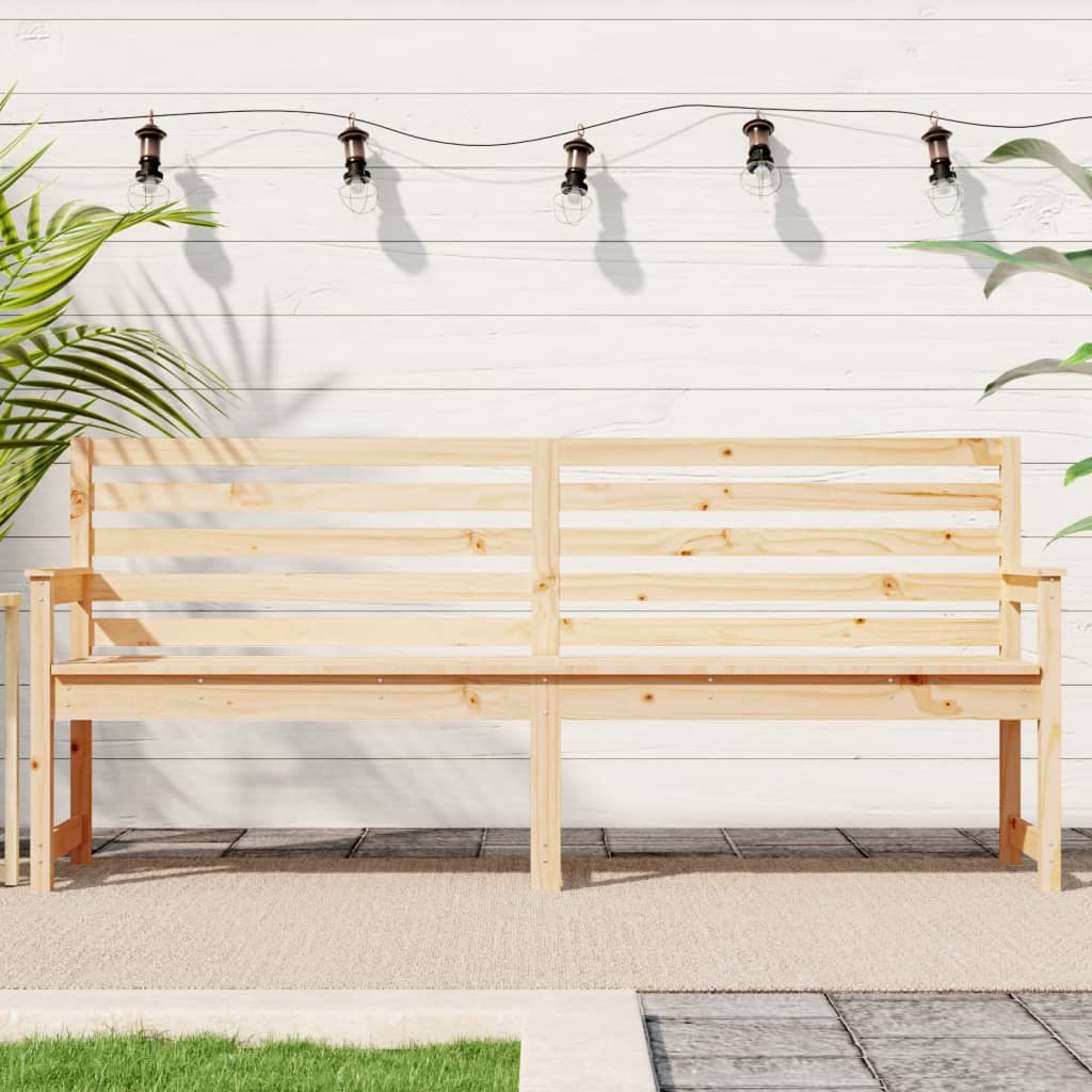 Gartenbank 203,5x48x91,5 cm Massivholz Kiefer Gartenbank 203,5x48x91,5 cm Massivholz Kiefer