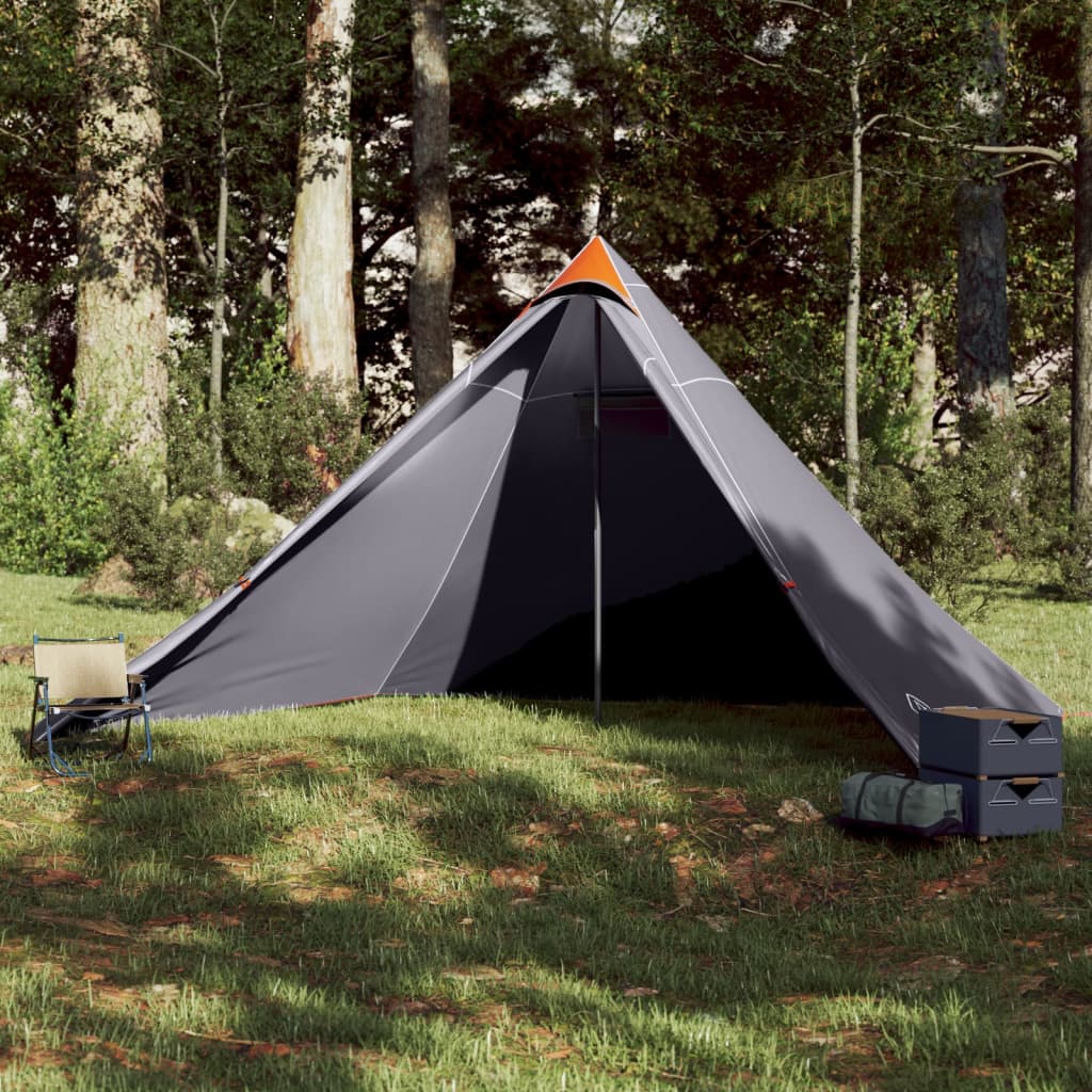 Tipi-Familienzelt 7 Personen Orange Wasserdicht