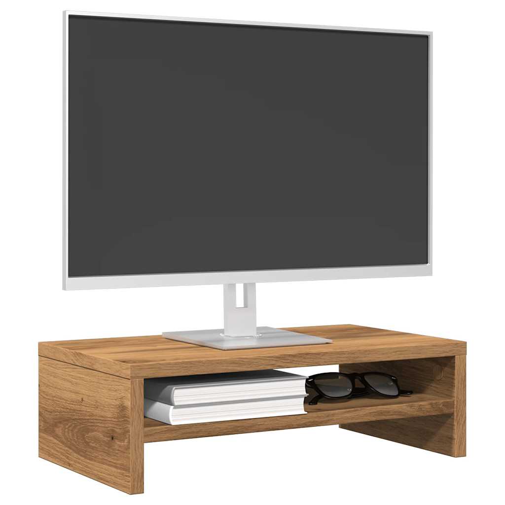 Monitorständer Artisan-Eiche 42x24x13 cm Holzwerkstoff Monitorständer Artisan-Eiche 42x24x13 cm Holzwerkstoff