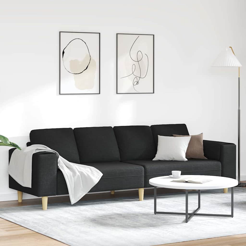 Sofa Set Schwarz Stoff Sofa Set Schwarz Stoff