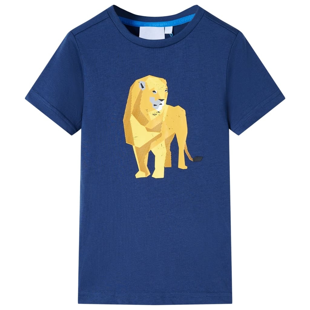 Kinder-T-Shirt Dunkelblau 92 Kinder-T-Shirt Dunkelblau 92