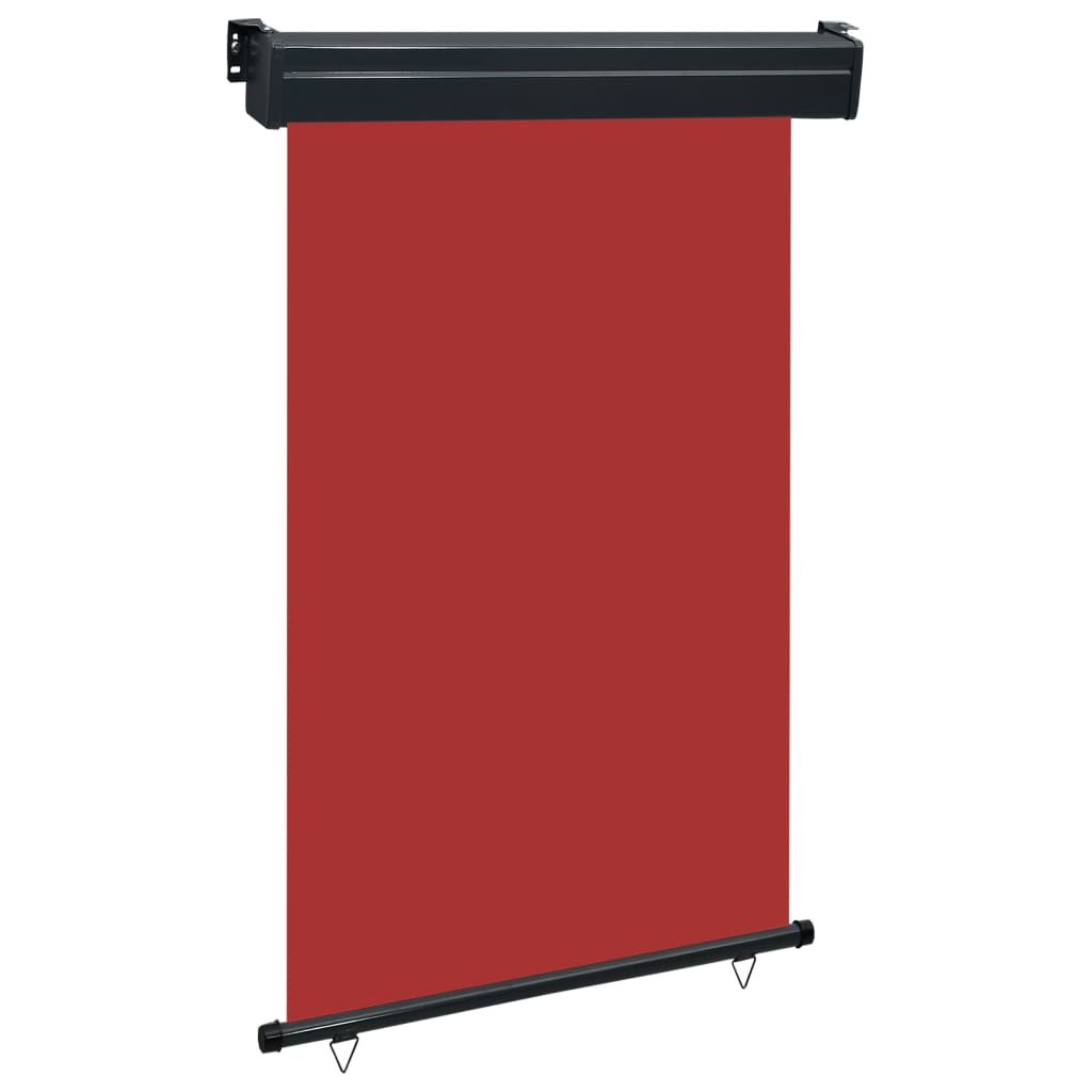 Balkon-Seitenmarkise 125x250 cm Rot