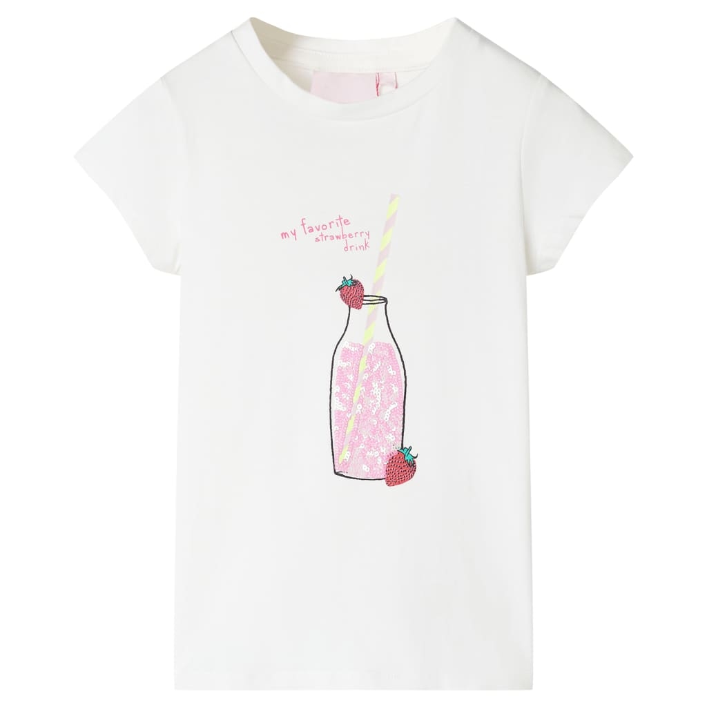 Kinder-T-Shirt Ecru 92 Kinder-T-Shirt Ecru 92