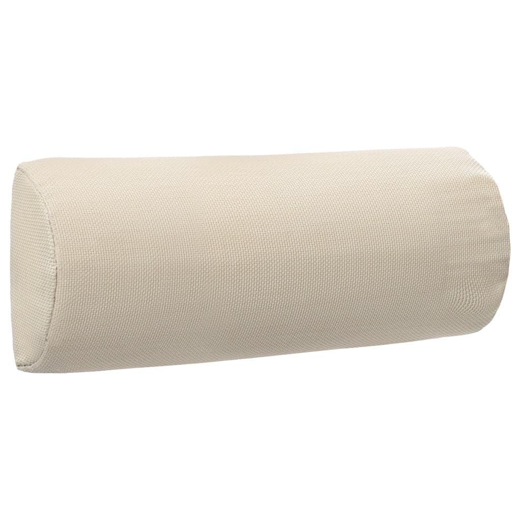 Kopfstütze für Liegestuhl Cremeweiß 40 x 7,5 x 15 cm Textilene