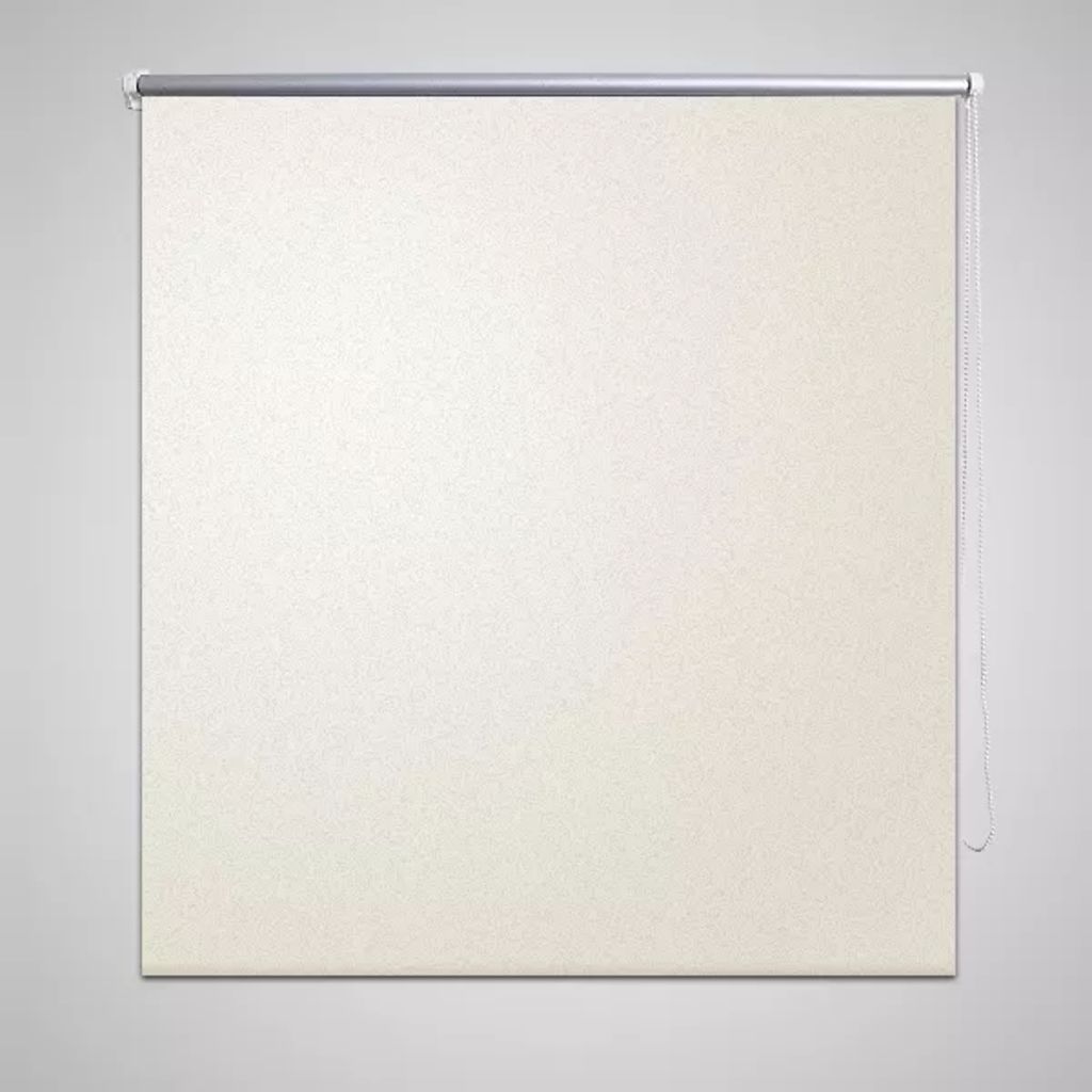 Verdunkelungsrollo Verdunklungsrollo 80 x 175 cm creme