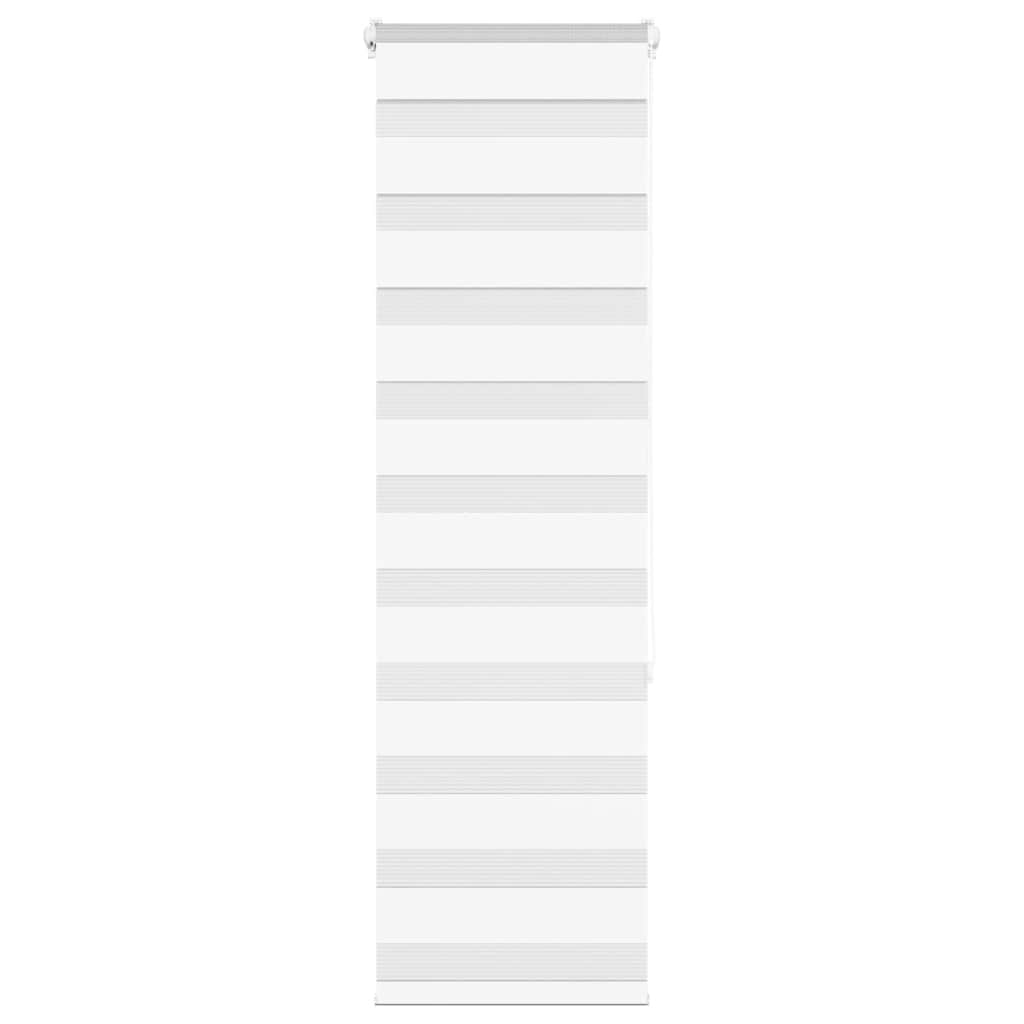 Zebrarollo Weiß 45x150 cm Stoffbreite 40,9 cm Polyester
