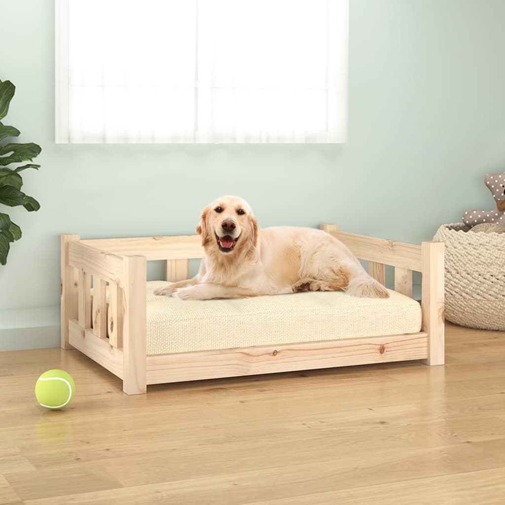 Hundebett 75,5x55,5x28 cm Massivholz Kiefer Hundebett 75,5x55,5x28 cm Massivholz Kiefer